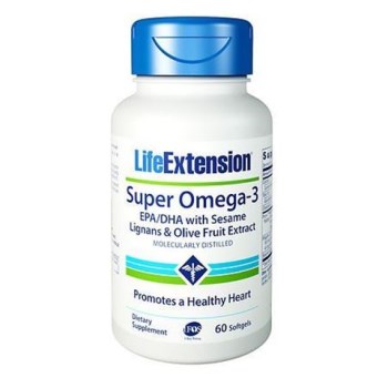 Life Extension Super Omega 3 EPA/DHA 60 Μαλακές Κάψουλες