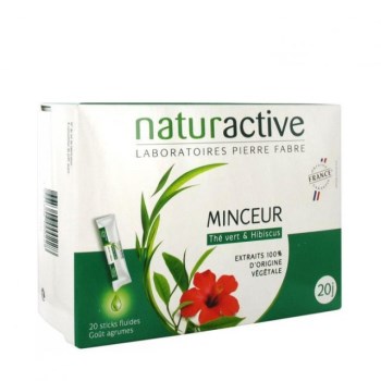 Naturactive Minceur Συμπλήρωμα Διατροφής με Πράσινο Τσάι & Ιβίσκο 20 Φακελάκια