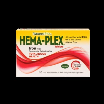 Nature's Plus Hema-plex 30 Tablets Sustained Release