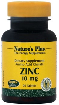 Nature's Plus Zinc 10mg, 90 Tαμπλέτες