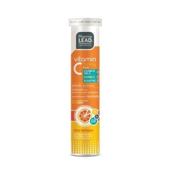 Pharmalead Vitamin C Plus 1500mg, D3 2000iu, K1, Zinc 20 αναβράζοντα δισκία