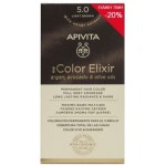 Apivita My Color Elixir Μόνιμη Βαφή Μαλλιών No 5.00 Καστανό Ανοιχτό 50ml+75ml Με Sticker -20% Έκπτωση