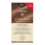 Apivita My Color Elixir Μόνιμη Βαφή Μαλλιών No 8.0 Ξανθό Ανοιχτό 50ml+75ml Με Sticker -20% Έκπτωση
