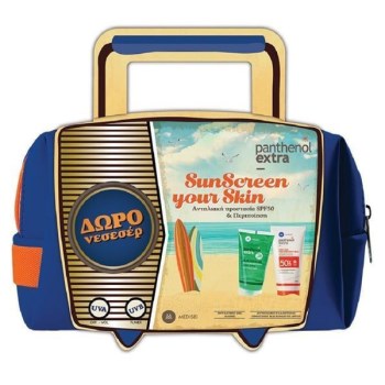 Medisei Panthenol Extra Sunscreen Your Skin Αντηλιακή Κρέμα Προσώπου & Σώματος SPF50 150ml & Aloe Vera Gel 150ml