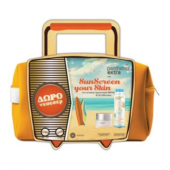Medisei Panthenol Extra Sunscreen Your Skin Αντηλιακό Mist Προσώπου SPF50 100ml & Κρέμα Ημέρας SPF15 50ml