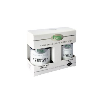 Power Health Platinum Range Vitamin B50 Complex 30 κάψουλες & Δώρο Vitamin C 1000mg 20 κάψουλες