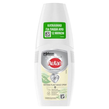 Autan Defence Plant Based Spray Εντομοαπωθητικό Προστατευτικό Σπρέι Κατά Tων Κουνουπιών 100ml