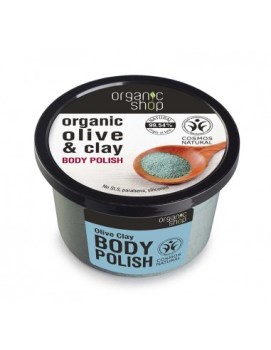 Natura Siberica - Organic Shop, Body polish Olive Clay, Scrub σώματος, Ελιά & Άργιλος, 250ml