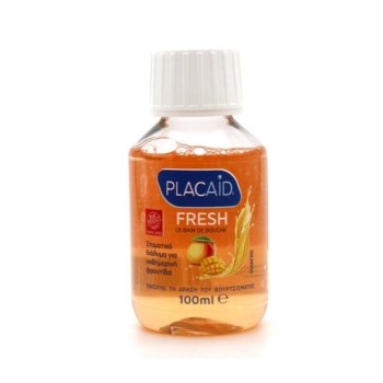 Plac Aid Fresh Στοματικό Διάλυμα Μάνγκο travel size 100 ml
