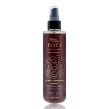 Power Of Nature Inalia Dry Tanning Oil Ξηρό Λάδι Μαυρίσματος για Πρόσωπο & Σώμα SPF 30, 200ml, 1 τεμάχιο