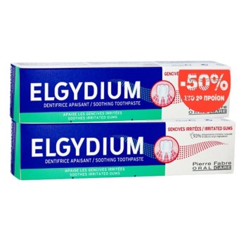 Elgydium Irritated Gums Οδοντόπαστα 2x75ml (το 2ο στη Μισή Τιμή)