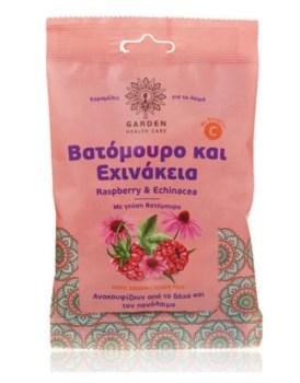 Garden Καραμέλες για το Λαιμό Βατόμουρο & Εχινάκεια 60gr