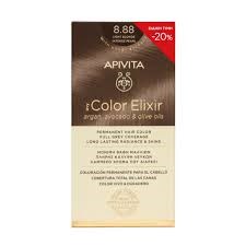 Apivita My Color Elixir Μόνιμη Βαφή Μαλλιών No 8.88 Ξανθό Ανοιχτό Έντονο Περλέ 50ml Με Sticker -20% Έκπτωση