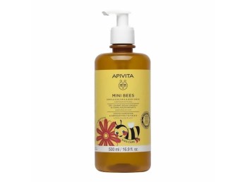 Apivita Παιδικό Αφρόλουτρο & Σαμπουάν Mini Bees με Καλέντουλα σε Μορφή Gel 500ml