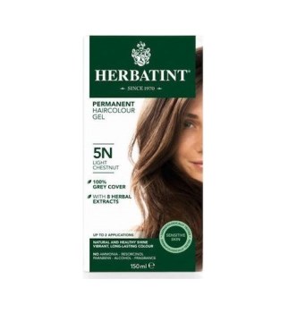 Herbatint Permanent Haircolor Gel 5N Καστανό Ανοιχτό 150ml