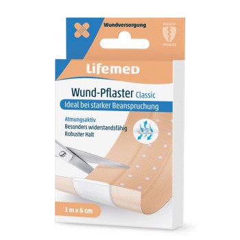 Lifemed wound plaster 1 mx 6 cm