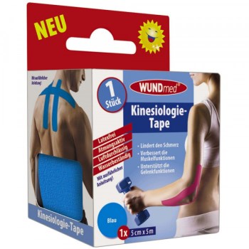 Wundmed Kinesiology Tape 5m x 5 cm μπλε