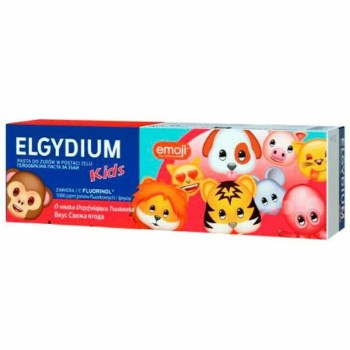 Elgydium Οδοντόκρεμα Emoji 50ml 1400 ppm με Γεύση Φράουλα για 7+ χρονών