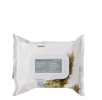 Korres Olympus Tea Deep Detox Cleansing Cloths 30τμχ