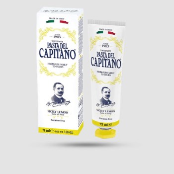 Pasta del Capitano Οδοντόκρεμα με Γεύση Λεμόνι κατά της Κακοσμίας 75ml