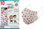 Famex Μάσκα Προστασίας FFP2 NR για Παιδιά με Polka Dots 10τμχ