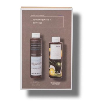 Korres Refreshing Face & Body Set με Γαλάκτωμα για Μετά το Ξύρισμα με Καλέντουλα & Ginseng, 200ml & Κίτρο Αφρόλουτρο, 250ml