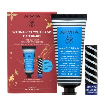Apivita Wanna Kiss Your Hand Σετ Περιποίησης για Ξηρές Επιδερμίδες