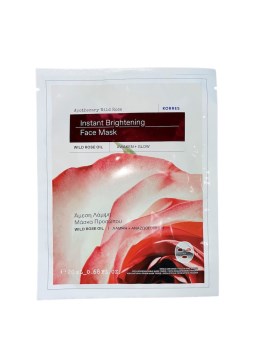 Korres Wild rose Αγριο Τριαντάφυλλο Μάσκα Προσώπου για Λάμψη 20ml