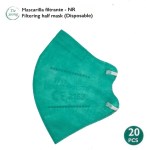 Tiexiong Filtering Half Μάσκα Προστασίας FFP2 NR BFE >95% για Παιδιά σε Πράσινο χρώμα 20τμχ