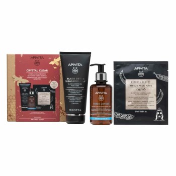 Apivita PROMO Black detox Crystal Clear Σετ Περιποίησης