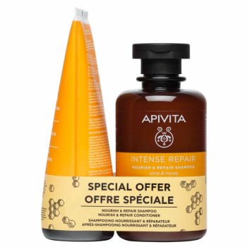 Apivita PROMO Intense Repair Σετ Περιποίησης Μαλλιών με Σαμπουάν 2τμχ
