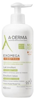 A-Derma Exomega Control Lait Emollient Anti-Scratching Μαλακτικό Γαλάκτωμα για Ξηρό Δέρμα, 400ml
