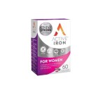 Bionat Active Iron Women Συμπλήρωμα Διατροφής με Ενεργό Σίδηρο για Γυναίκες, 30caps & 30tabs