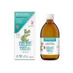 Vican Liqui Vites Kids & Vitamins A-D-E Συμπλήρωμα για την Ενίσχυση του Ανοσοποιητικού 250ml Bubble Gum
