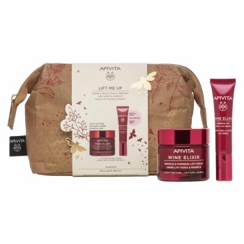 Apivita Set Lift me up Wine Elixir Wrinkle & Firmness Lift Cream 50ml + Wine Elixir Wrinkle Lift Eye & Lip Cream 15ml