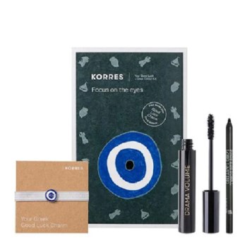 Korres PROMO Drama mascara Eyes Σετ Μακιγιάζ για τα Μάτια 3τμχ