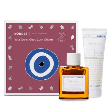 Korres White Tea Γυναικείο Σετ με Body Lotion