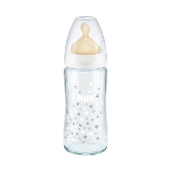 Nuk Μπιμπερό First Choice Plus Πλαστικό 0-6m Latex 240ml