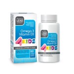 Pharmalead 4 Kids Omega 3 & Vitamin D3 Κατάλληλο για Παιδιά 60 ζελεδάκια Φράουλα