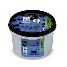 Organic Shop by Natura Siberica Nurturing Body Cream Blueberry & Blackberry Θρεπτική Κρέμα Σώματος 250ml