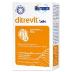 Humana Ditrevit Forte Συμπλήρωμα Διατροφής με Βιταμίνη D3 & DHA για Μωρά, 15ml