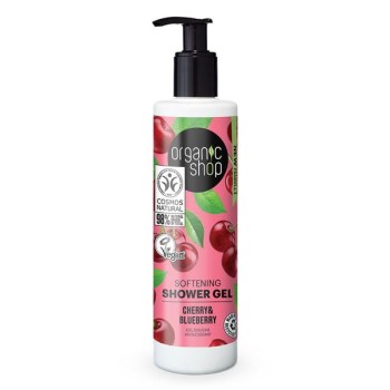 Organic Shop by Natura Siberica Softening Shower Gel Cherry & Blueberry Απαλό Αφρόλουτρο, 280ml