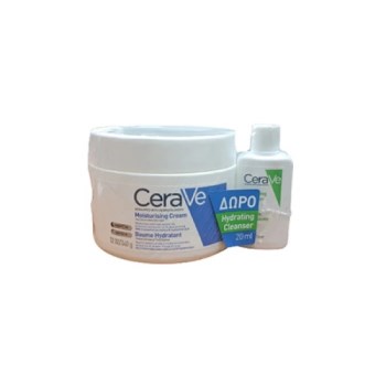Cerave PROMO Moisturising Cream 340gr & Δωρο hydrating cleanser 20ml