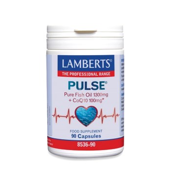 Lamberts Pulse Pure Fish Oil 1300mg & CoQ10 100mg 90caps