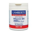 Lamberts Vitamin D3 2000iu 30 Caps