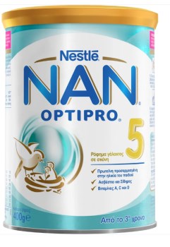 Nestle Nan Optipro 5 Ρόφημα Γάλακτος σε Σκόνη από τον 3ο Χρόνο 400gr