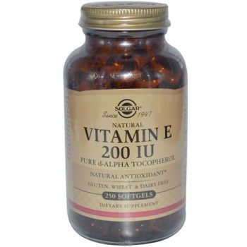 Solgar Vitamin E 200IU, 250 Μαλακές Κάψουλες