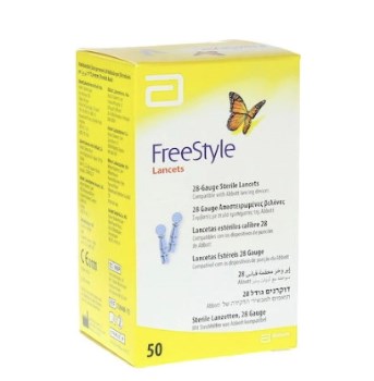 Abbott Freestyle Lancets (Mmedisence Thin), 50 Βελόνες Μέτρησης Σακχάρου