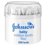 Johnson's Μπατονέτες Βαμβακιού, 200 τεμάχια