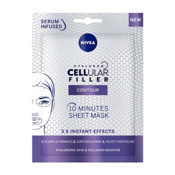 Nivea Cellular Filler 10 Minute Sheet Mask Υφασμάτινη Μάσκα 10 Λεπτών για Αναπλήρωση Όγκου, 1τεμ